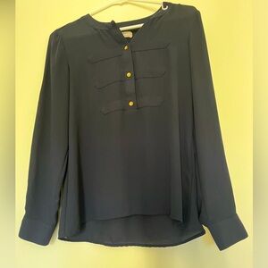 Banana Republic Blouse Dark Navy
